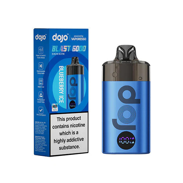 Dojo Blast 6000 Kit - Blueberry Ice