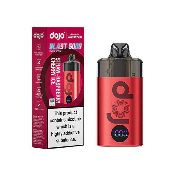 Dojo Blast 6000 Kit - Strawberry Raspberry